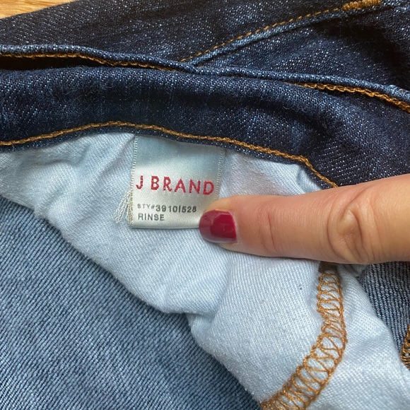 J Brand Dark Wash Ankle Jeans - Picture 4 of 5
